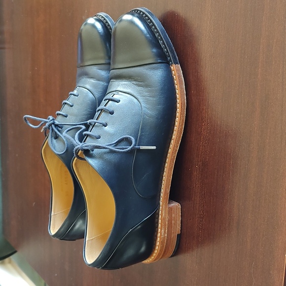 The Office of Angela Scott Ms. Baker Navy and Black Size 38/8 - Picture 3 of 9